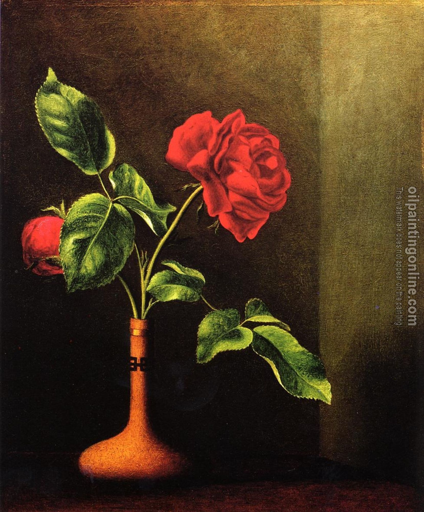 Heade, Martin Johnson - Still LIfe with Rose